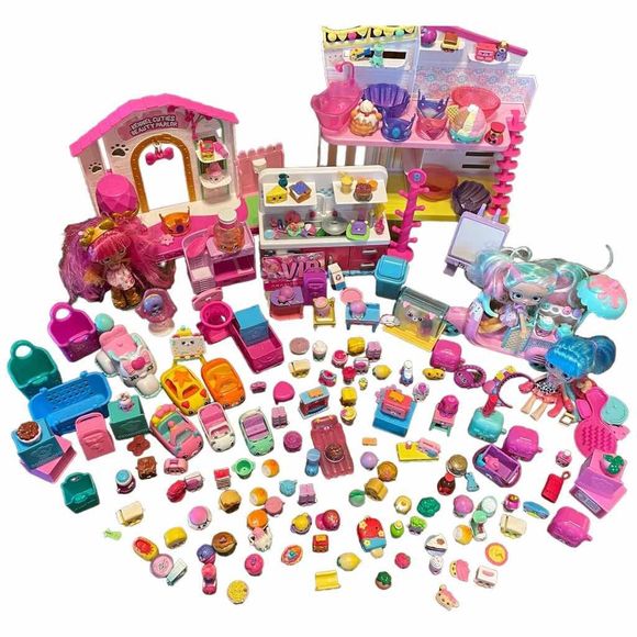 Shopkins Toys Shopkins Lot With Playsets Dolls And Cars Poshmark